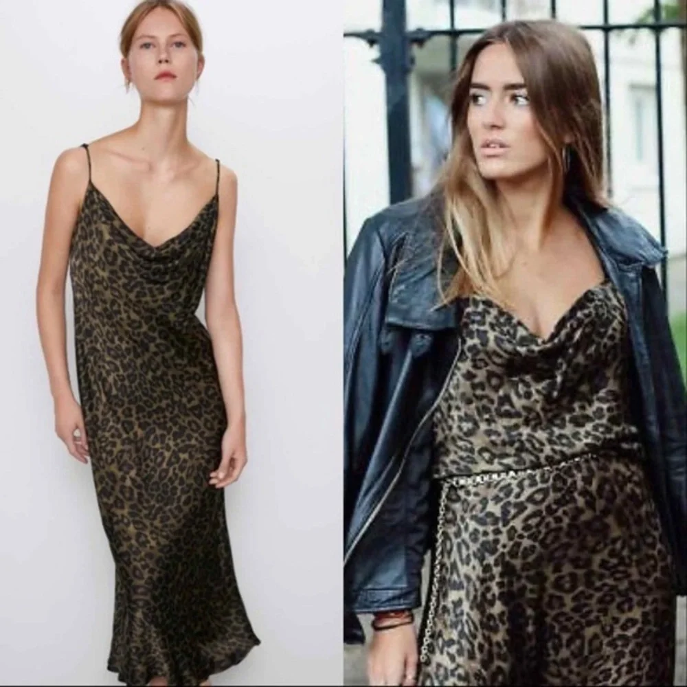 Zara animal print slip dress - Picture 3 of 10